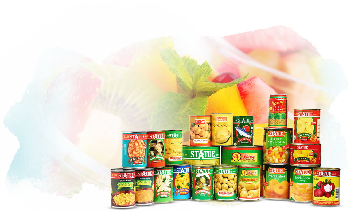 Kwang Hap Siang canned pineapple and fruit product range